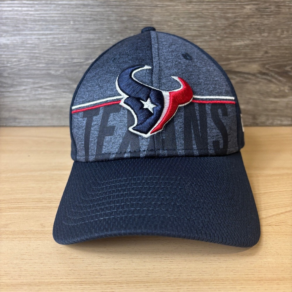Houston Texans Hat Cap Fitted M/L Blue NFL Football New Era‎
